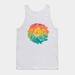 Animal Rainbow Tank Top